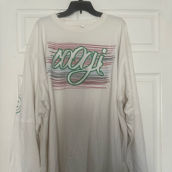 COOGI White Tee with Green and Red Graphic - Picture 2 of 5